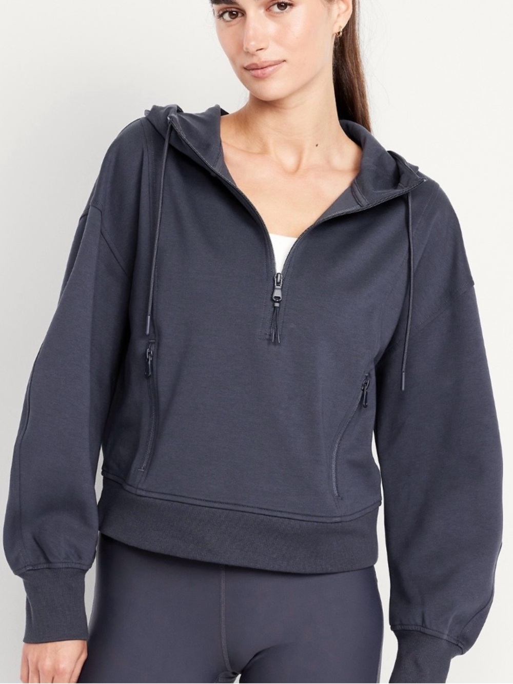Old Navy Active Dynamic Navy Half-Zip Pullover Sz L